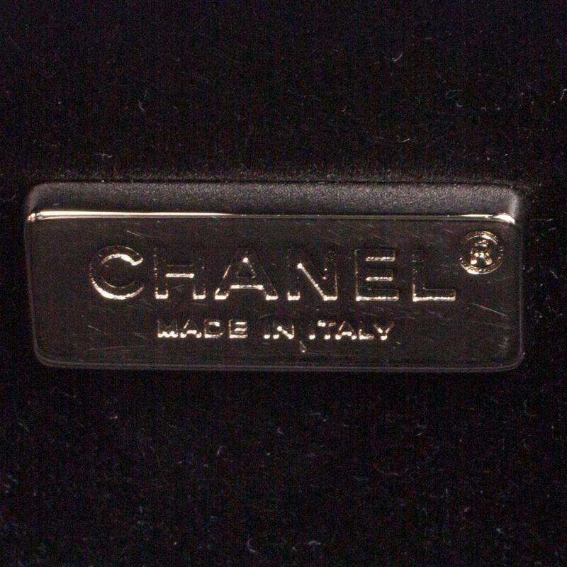 Chanel 2008 Swarovski CC Black Patent Glitter Gala Red Carpet Clutch Minaudière  For Sale 11