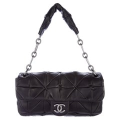 Chanel 2009 Jumbo Maxi Soft Lambskin Leather Classic Flap Shoulder Bag