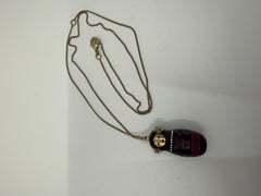 Chanel 2009 Moscow Collection Pink Russian Doll Pendant Necklace Small Size