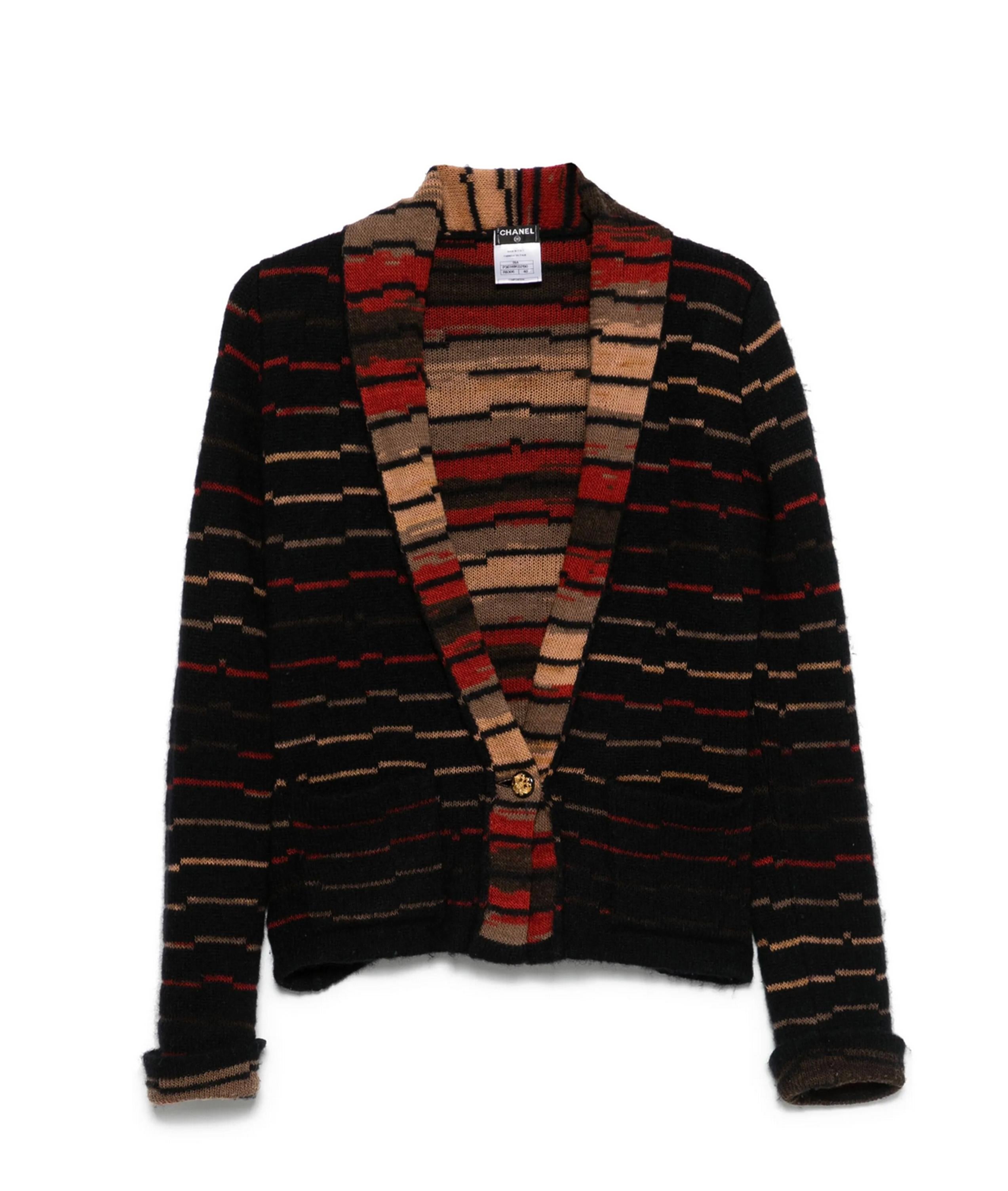 Chanel 2009 Paris-Moscow Striped Cardigan 2