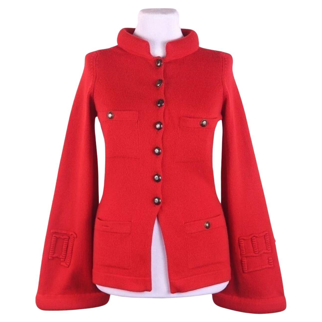 CHANEL 2010 10A Paris – Shanghai Karl Lagerfeld cashmere cardigan For Sale