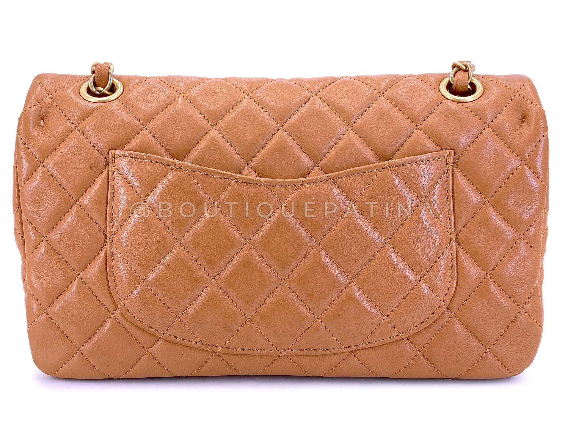 Women's Chanel 2010 Beige Marine Charms Medium Flap Bag GHW 68537