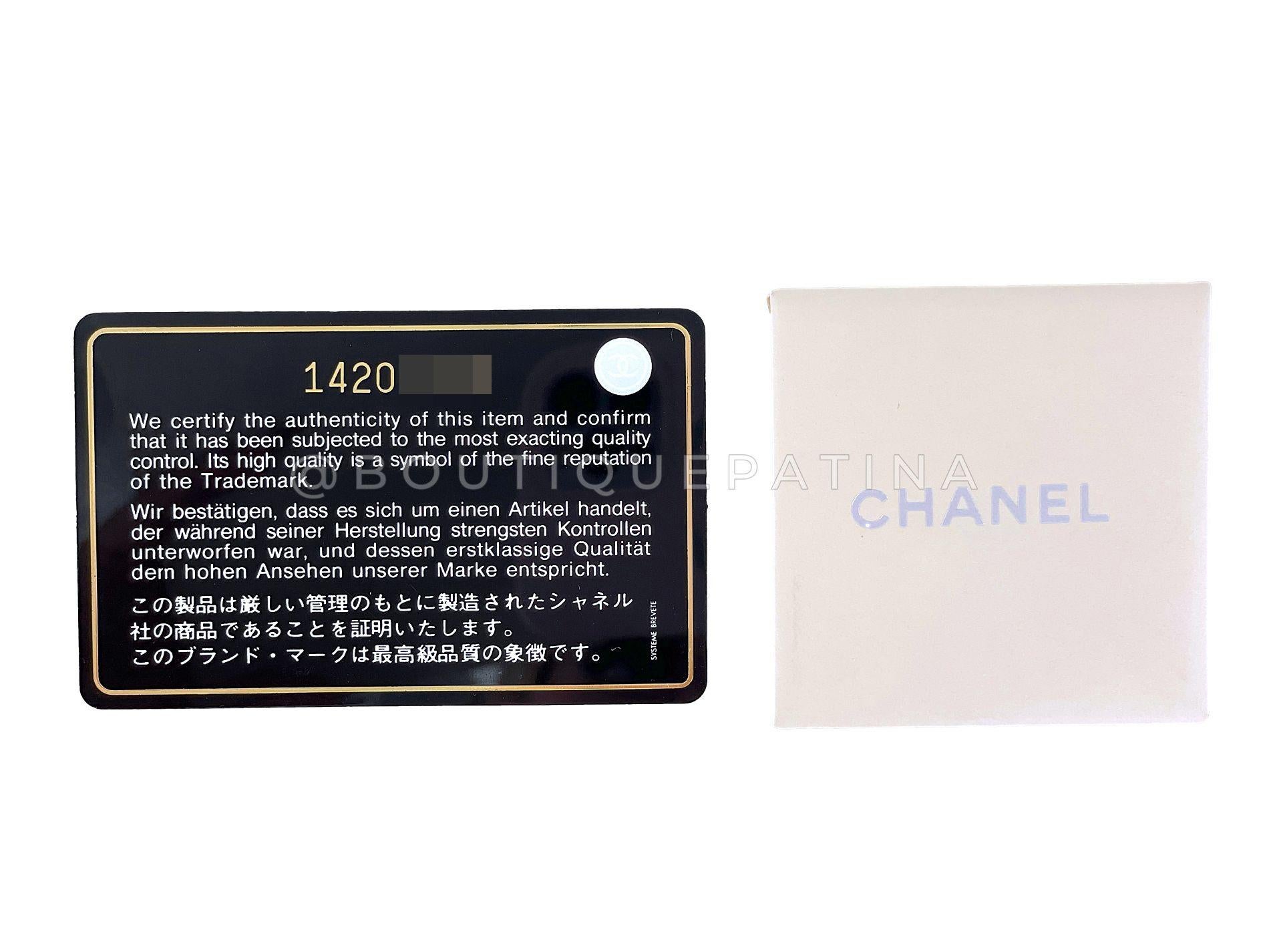 Chanel 2010 Black Caviar Jumbo Classic Flap Bag Single GHW 66829 en vente 7
