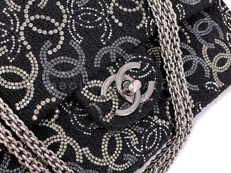 Chanel 2010 Black Caviar Medium Classic Double Flap Bag GHW