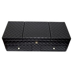 Chanel 2010 Diamond Quilted Lambskin Giant Jewelry Decor Case