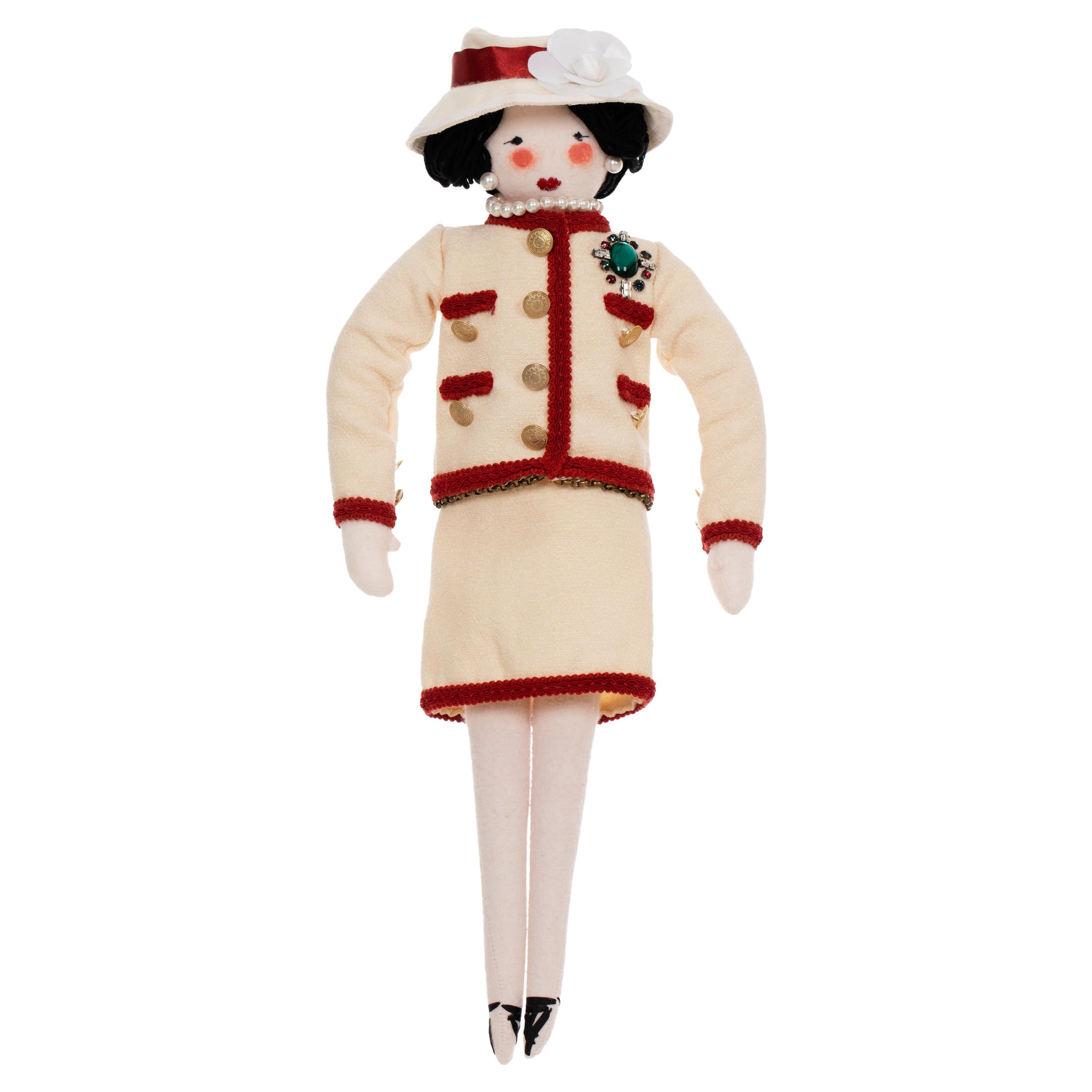 Chanel 2010 Mademoiselle Coco Rag Doll For Sale