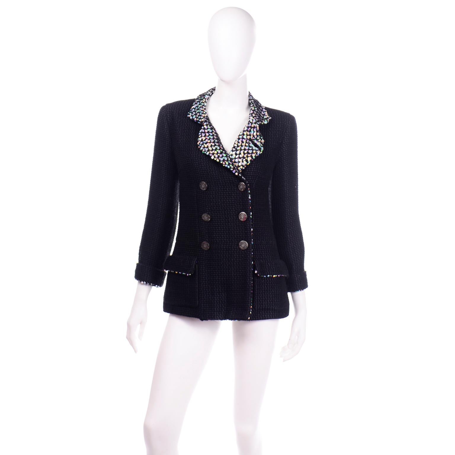 holographic sequin jacket