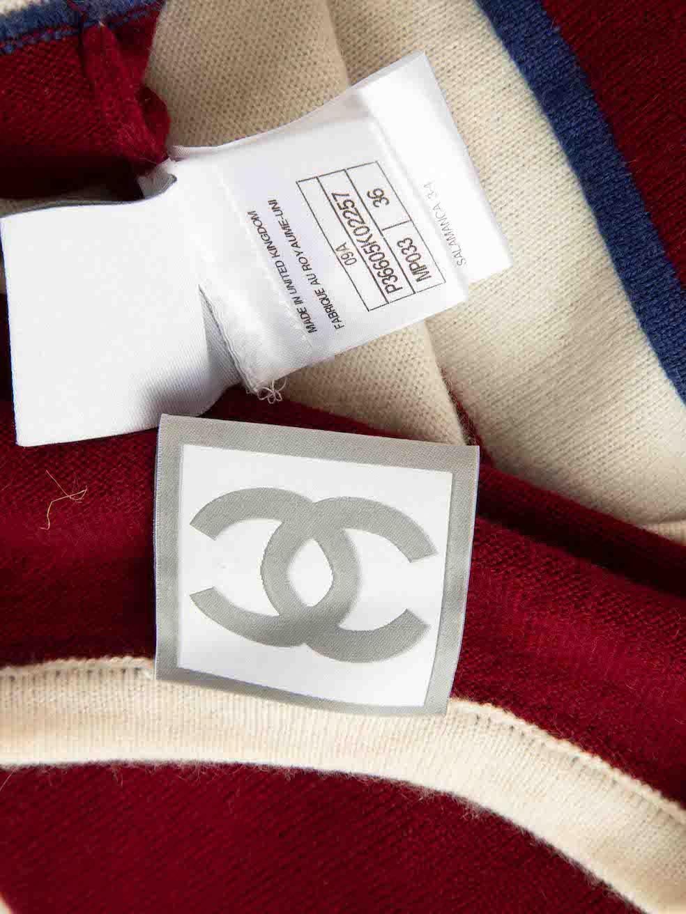 Chanel 2010 Sports CC Logo Pull en cachemire Taille S en vente 3