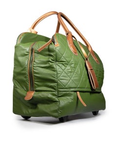Chanel 2011-2012 Green Coco Cocoon Trolley Case