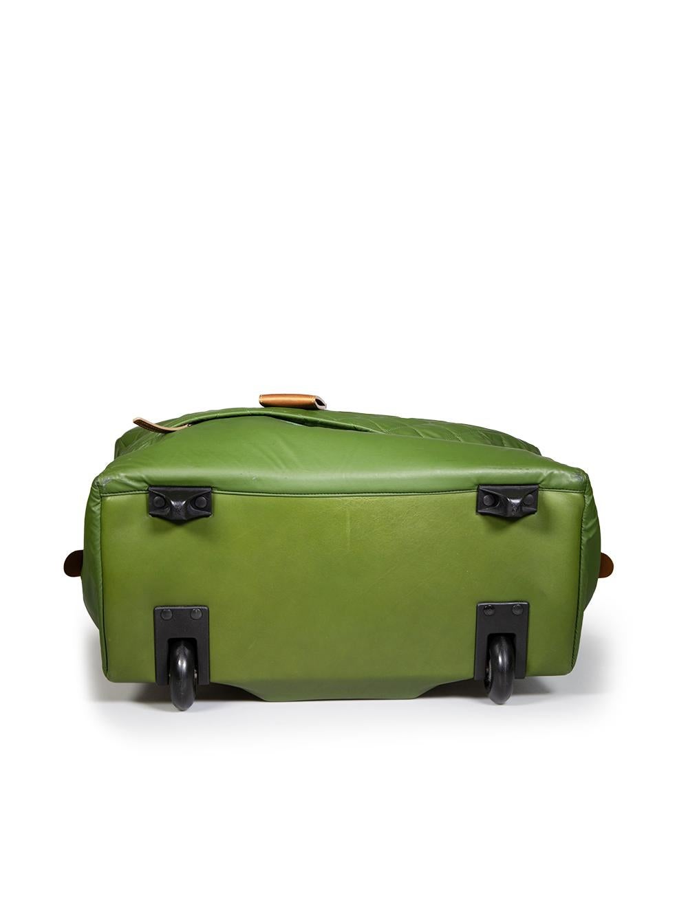 Chanel 2011-2012 Green Coco Cocoon Trolley Case In Good Condition In London, GB