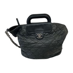 Chanel 2011 Black Quilted In the Mix Tote
