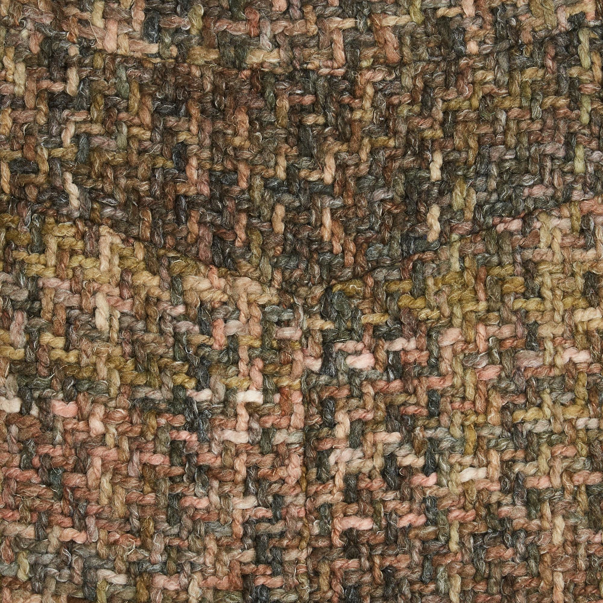 Chanel 2011 Jupe Tweed Kaki FR34 Grün Rosa Wolle Double Zipper Rock UK6 US4 im Angebot 4