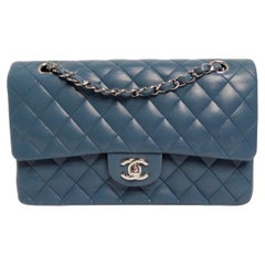 Chanel 2012-13 Medium Lambskin Classic Double-Flap Bag With Silver Hardware