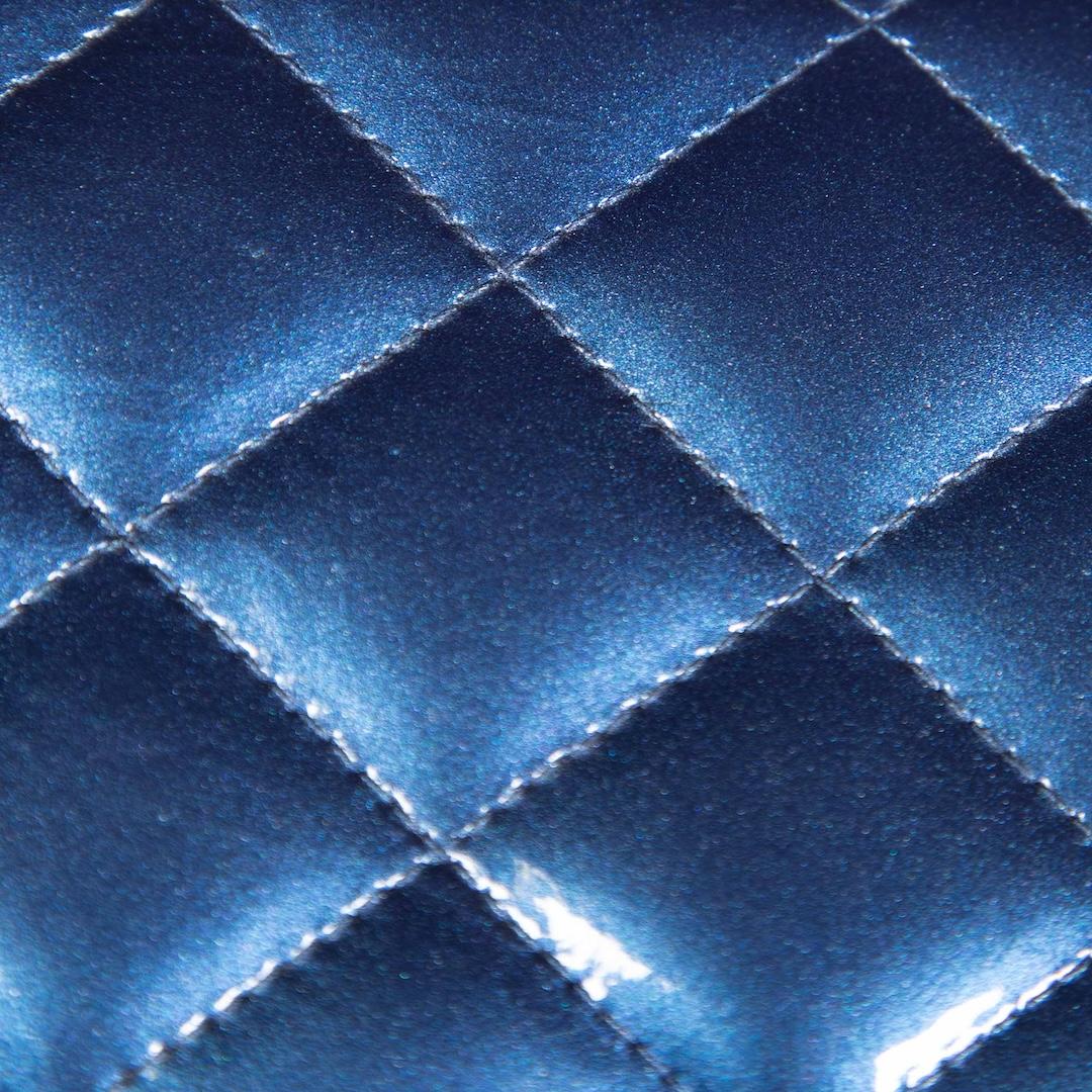 Chanel 2012-2013 Blue Patent Jumbo Double Flap Bag 1