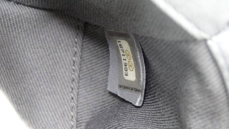 Chanel 2012 A/W Silver 'Galuchat' Boy Bag 6