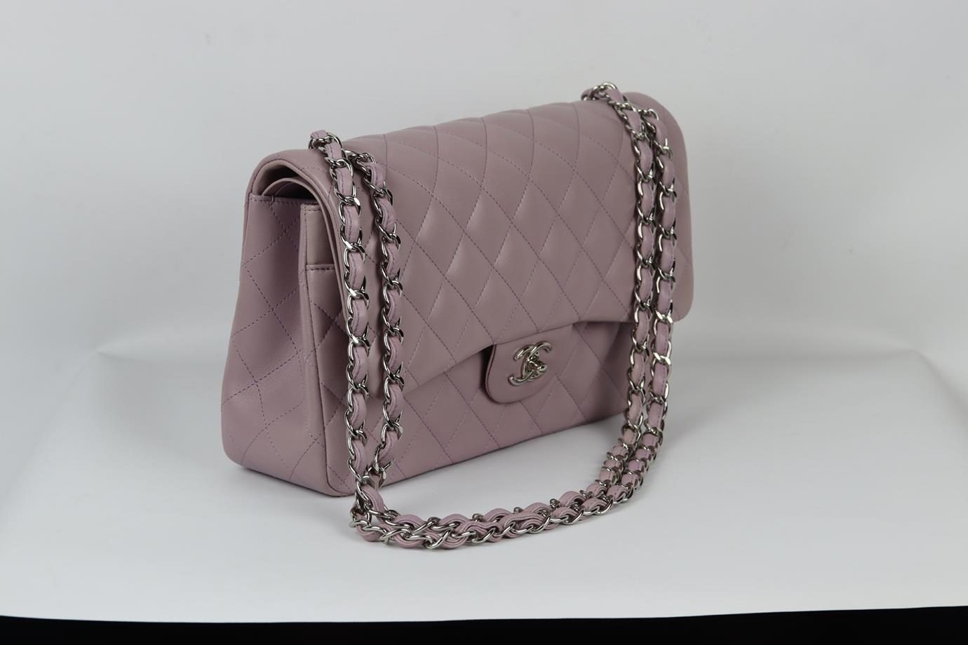 Chanel 2012 Classic Jumbo Quilted Leather Double Flap Shoulder Bag 1