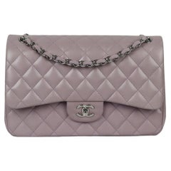 Chanel 2012 Classic Jumbo Quilted Leather Double Flap Shoulder Bag