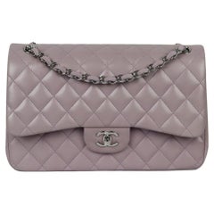 Chanel 2012 Classic Jumbo Quilted Leather Double Flap Shoulder Bag