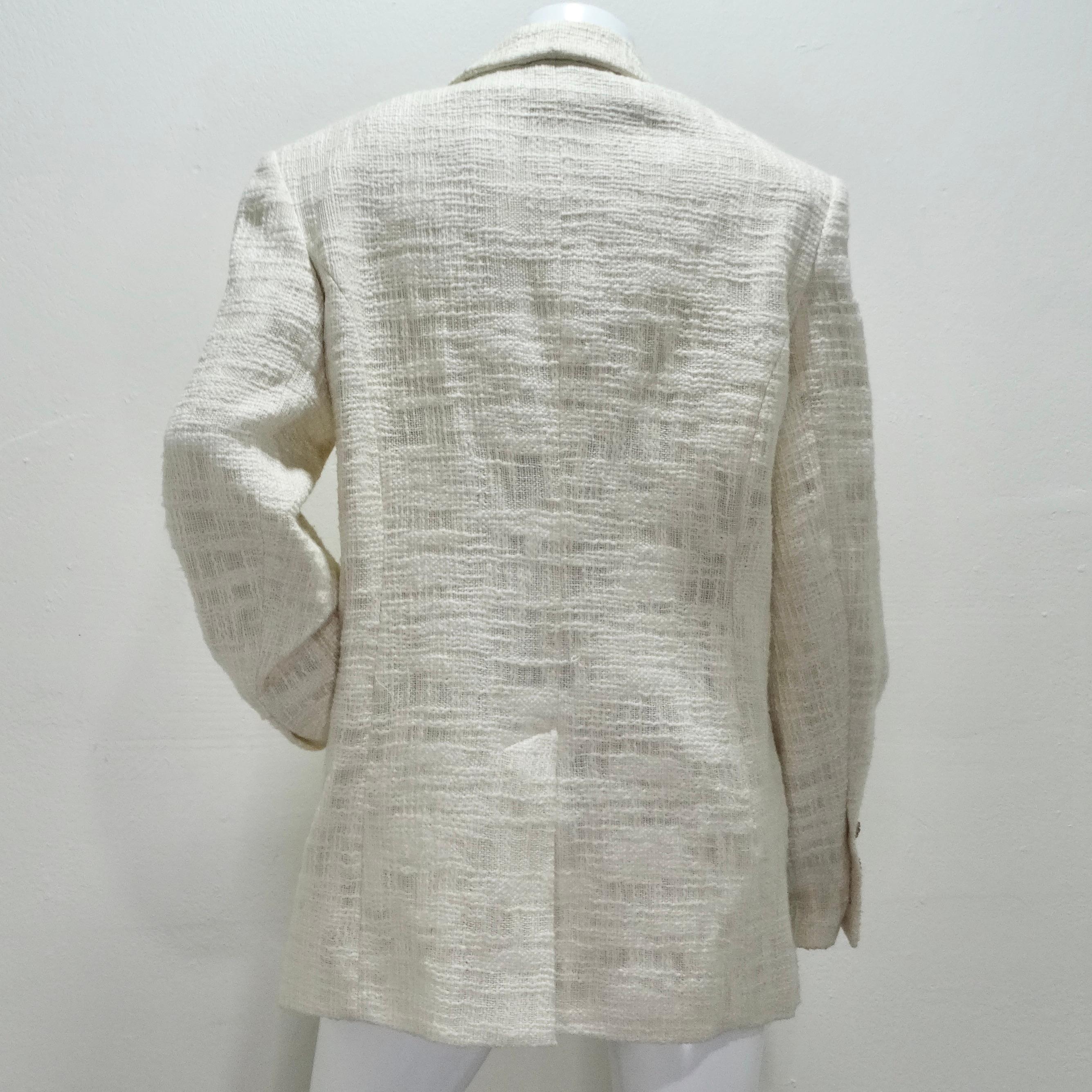 Chanel 2012 Gripoix Tweed Blazer For Sale 3