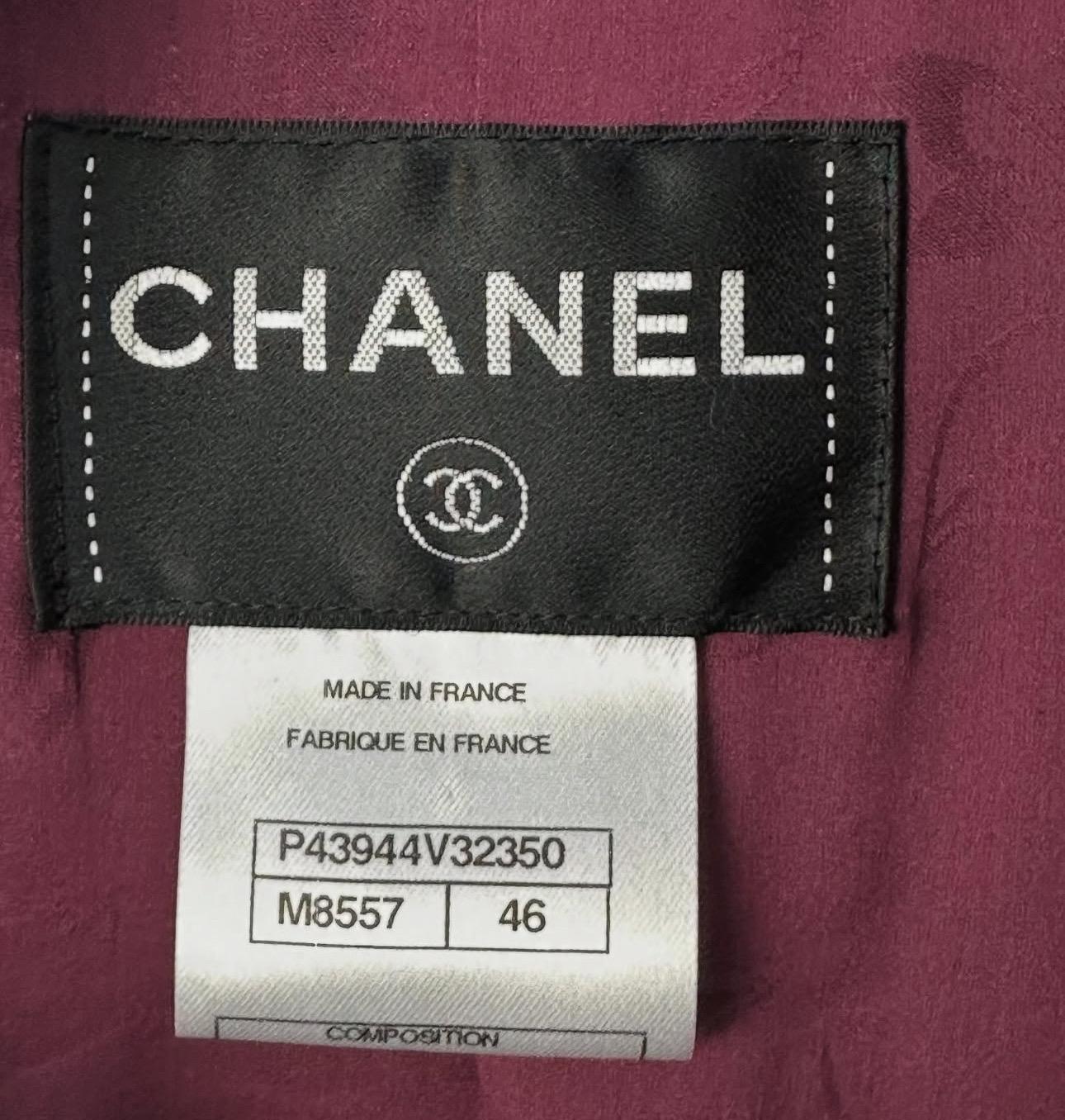 Coates Chanel 2012 Paris-Bombay Sz.46 in vendita 3