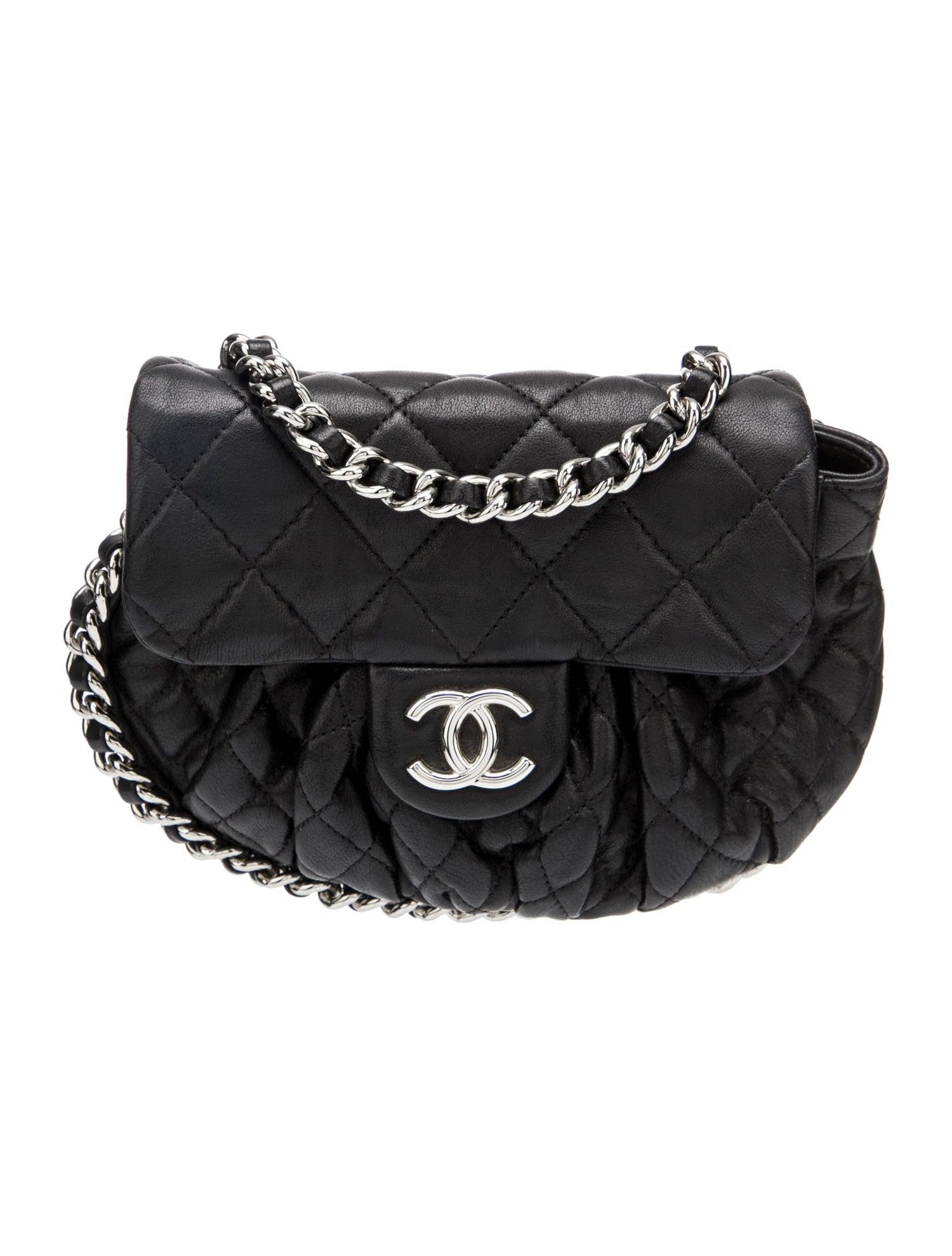 Chanel 2012 Small Mini Quilted Black Limited Edition Crossbody Classic Flap Bag  In Good Condition For Sale In Miami, FL