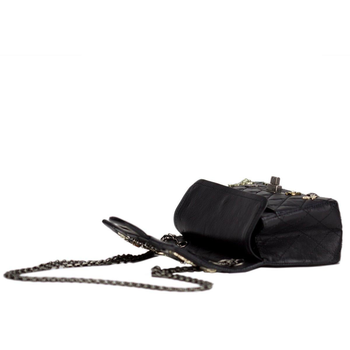 Chanel 2012 Small Reissue Charm Paris Icons Mini Flap Bag Limited Edition Bag 2