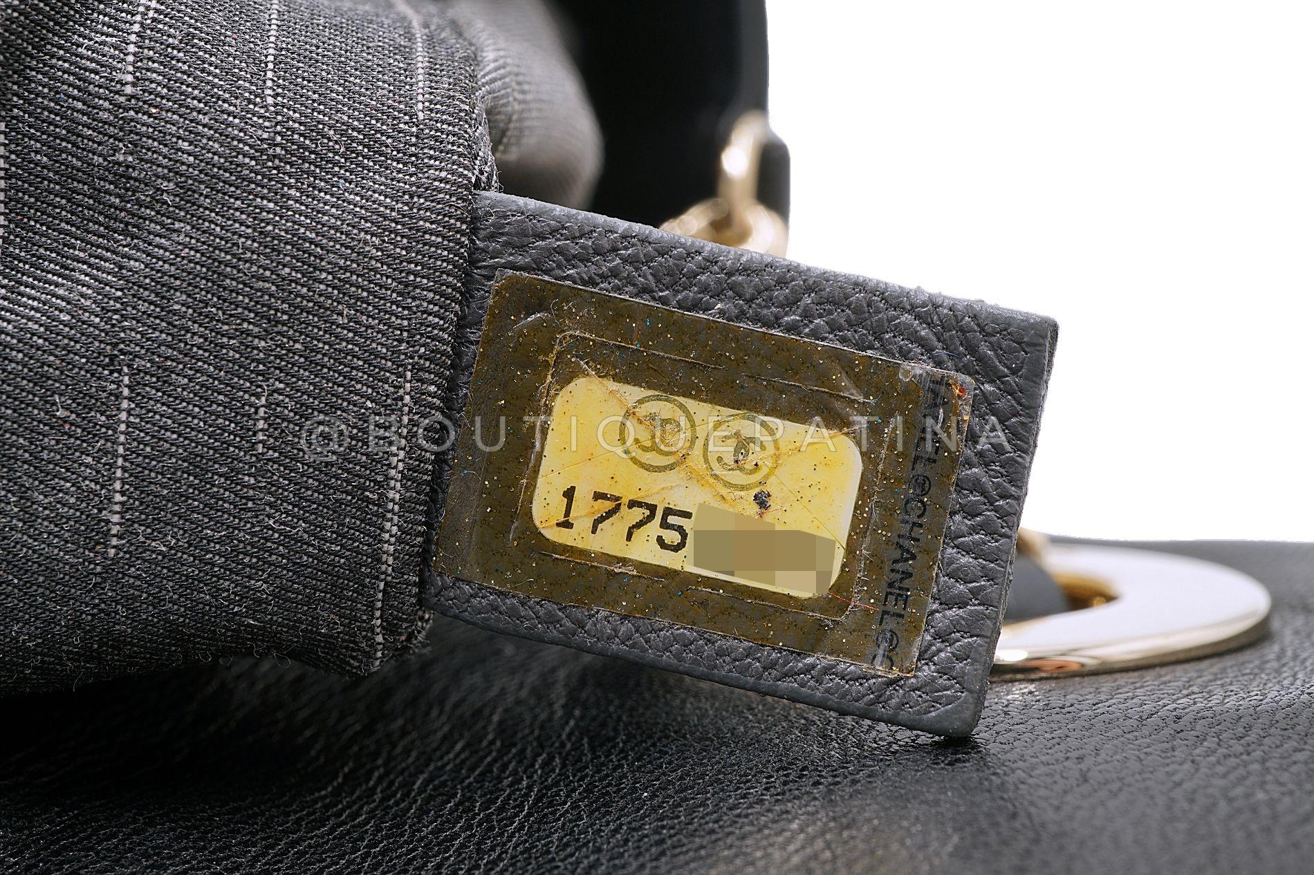 Chanel 2013 Borsa Westminster nera con perle e catena 68746 in vendita 7