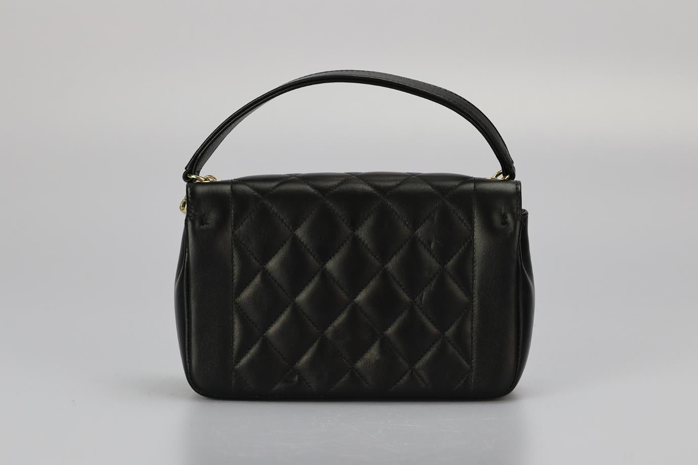 Chanel 2013 Chic With Me Mini Rectangle Flap Quilted Leather Shoulder Bag In Excellent Condition In London, GB
