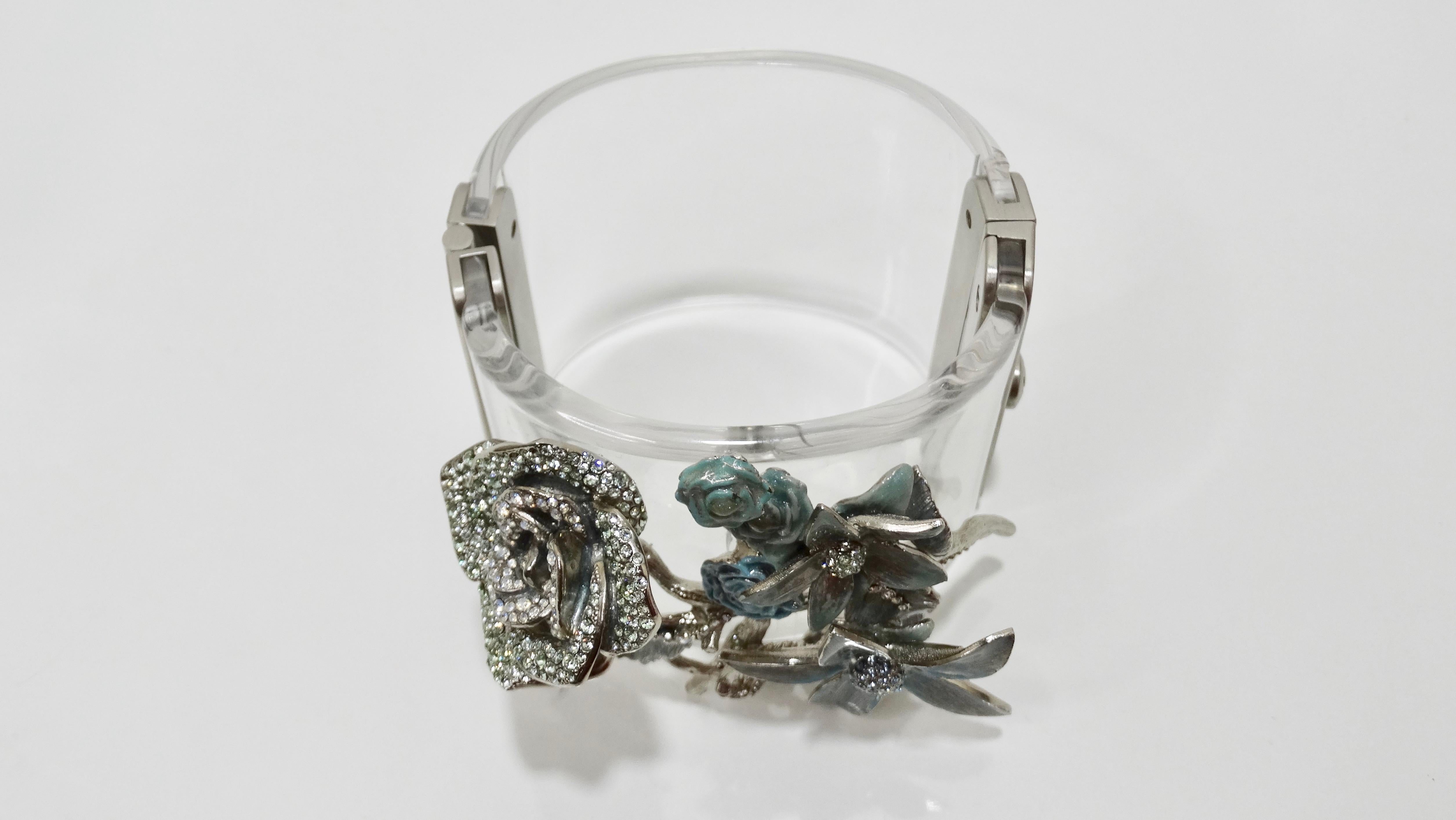 Chanel 2013 Cruise Floral Lucite Cuff 3