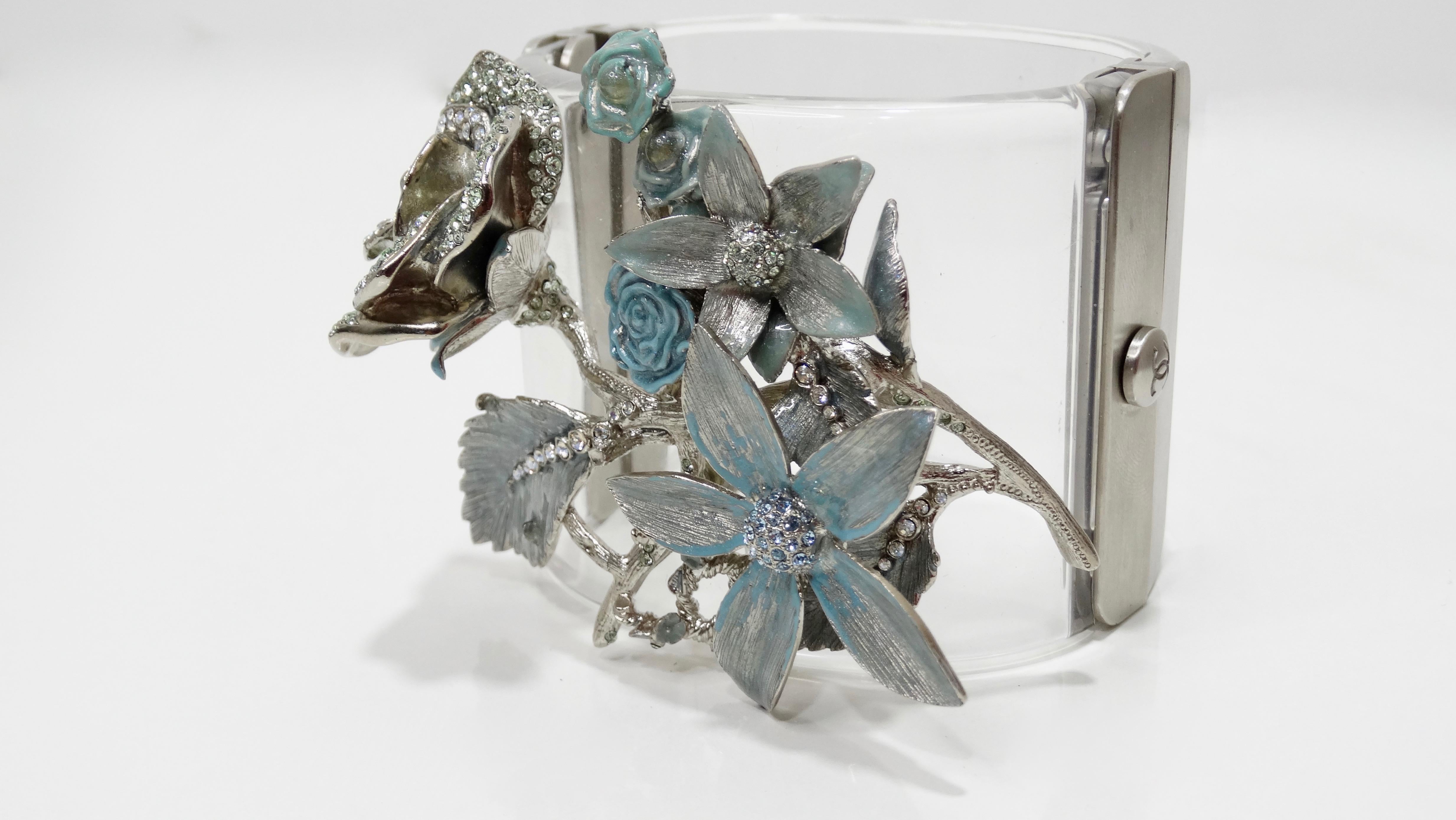 Chanel 2013 Cruise Floral Lucite Cuff 5