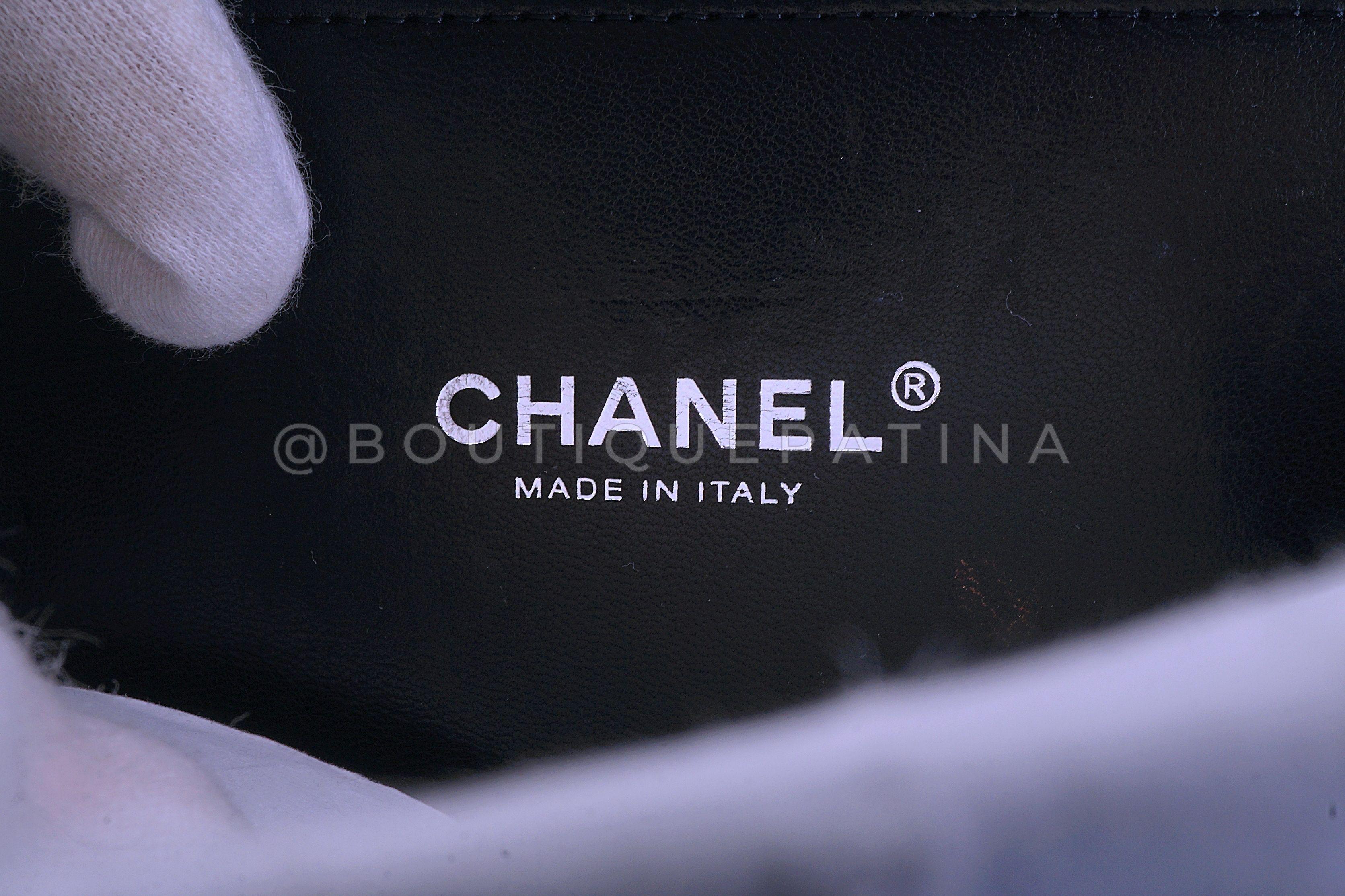 Chanel 2013 Fuchsia Schwarz Tweed Lego Brick Minaudière Clutch Bag 67566 im Angebot 9