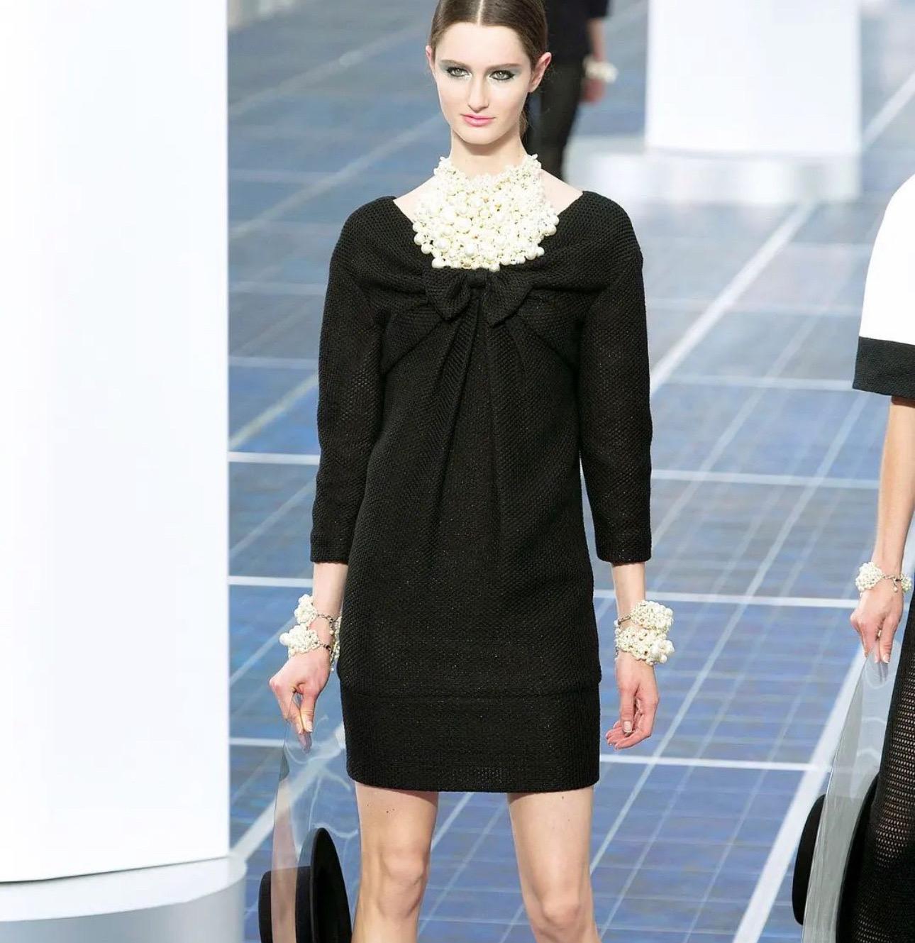 Chanel 2013 Knit Bow Dress For Sale 4