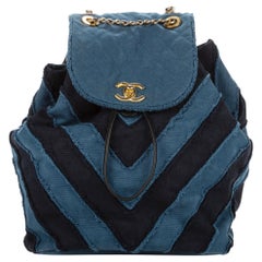 Chanel 2013 Limited Edition Schwarz/Navy Coco Cuba Rucksack in Schwarz
