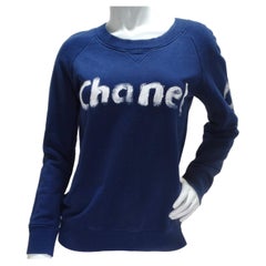 Chanel Sweatshirt - 8 For Sale on 1stDibs  chanel crewneck sweatshirt,  vintage chanel crewneck, chanel hoody