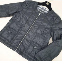 CHANEL 2013 NYLON PUFFER JACKET Sz.36