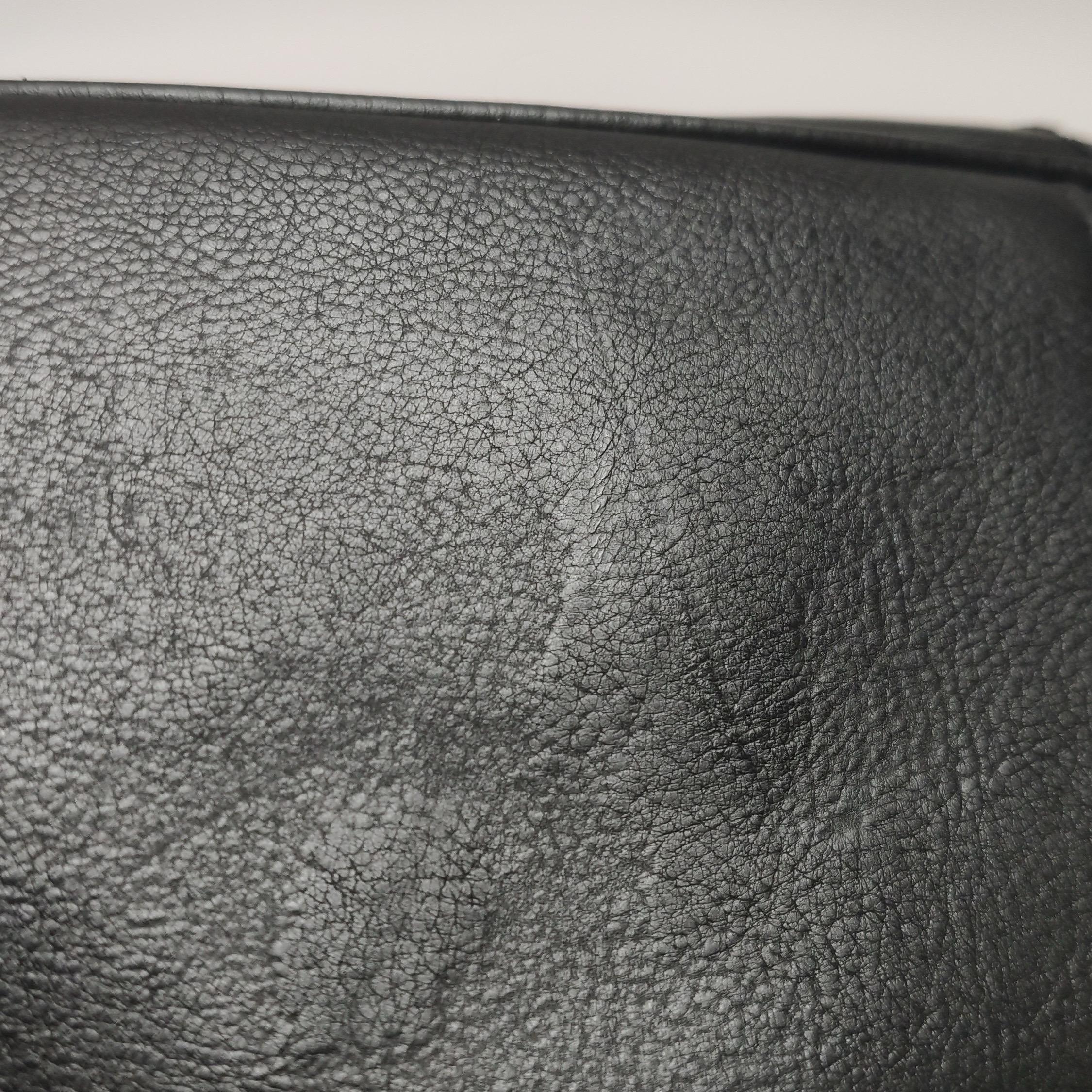 Chanel 2013 Paris-Edinburgh Borsa a spalla grande in pelle di vitello con patta nera in vendita 15
