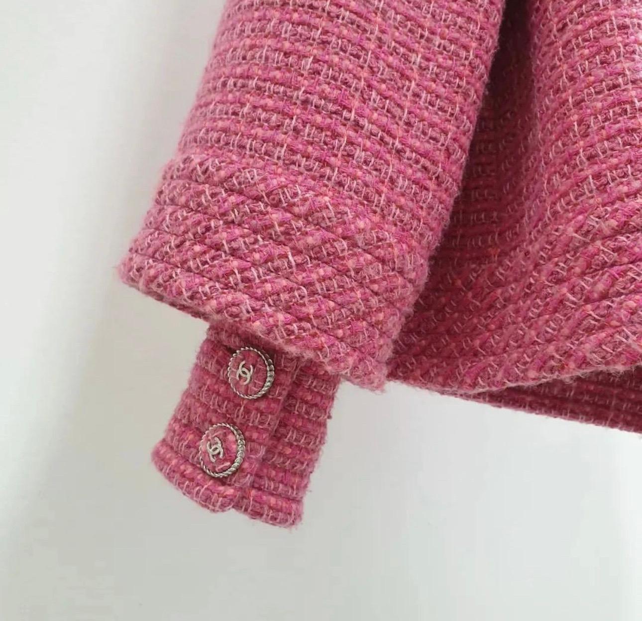 Women's Chanel 2013 Pink Tweed Jacket 