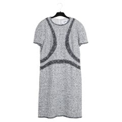 Chanel 2013 Robe Tweed Gris Neuve FR44 Grey Tweed Dress UK16 US14 New with tag
