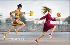 Chanel 2014 14K Camel Tan Supermarket Tweed Jacket & Skirt Suit FR 34/ US 2