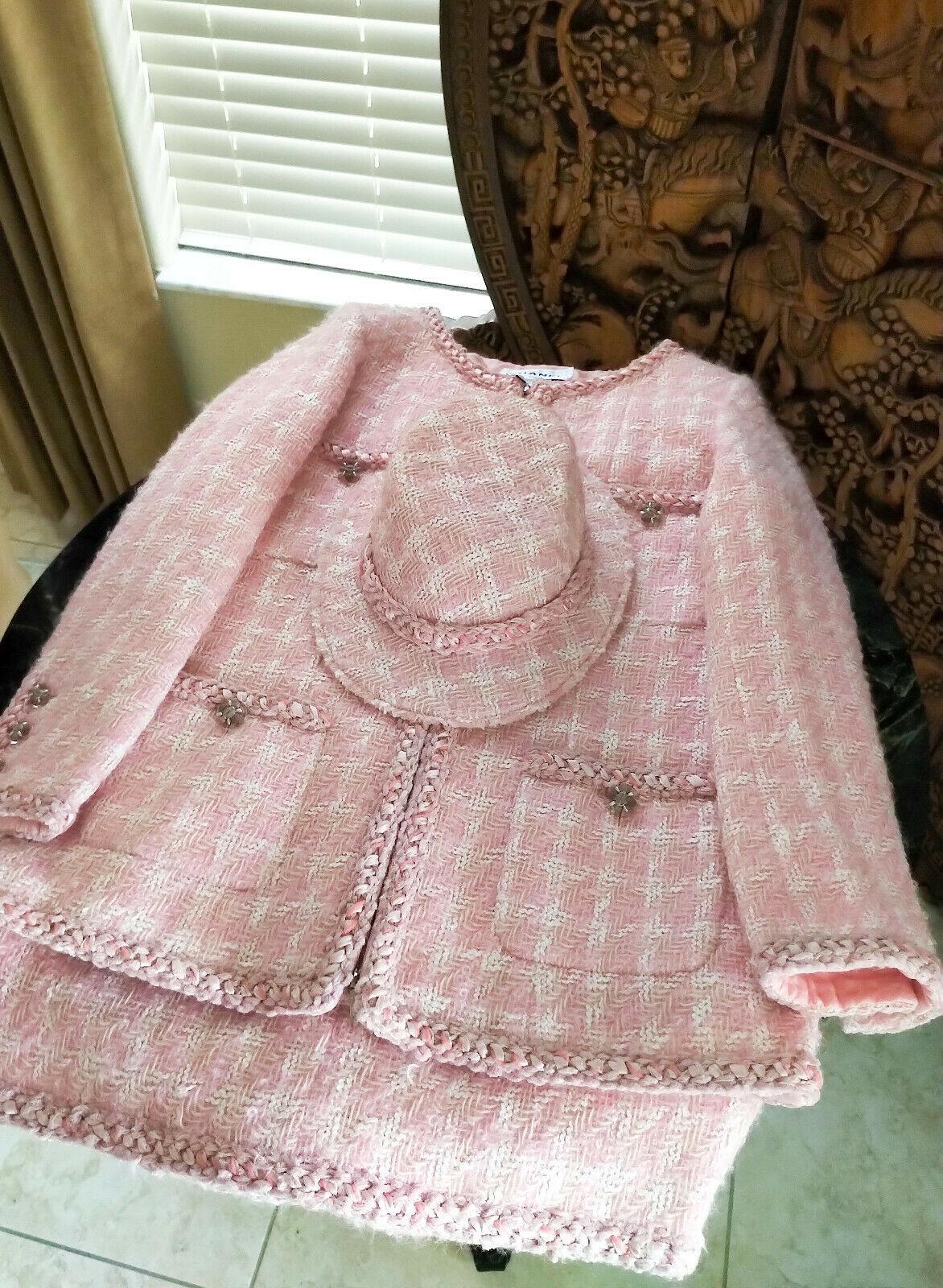 Chanel 2014 14K Pink Supermarket Fantasy Tweed Jacket & Skirt Suit FR 44/ US 10 3