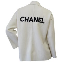 Chanel 2014 Autumn Logo Wool Cardigan 