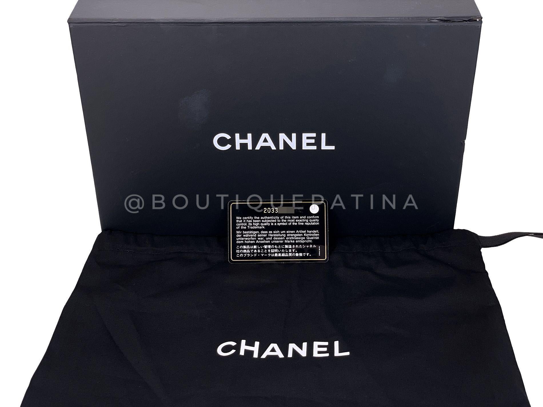 Chanel 2014 Borsa Westminster nera con patta intrecciata GHW 68911 in vendita 7