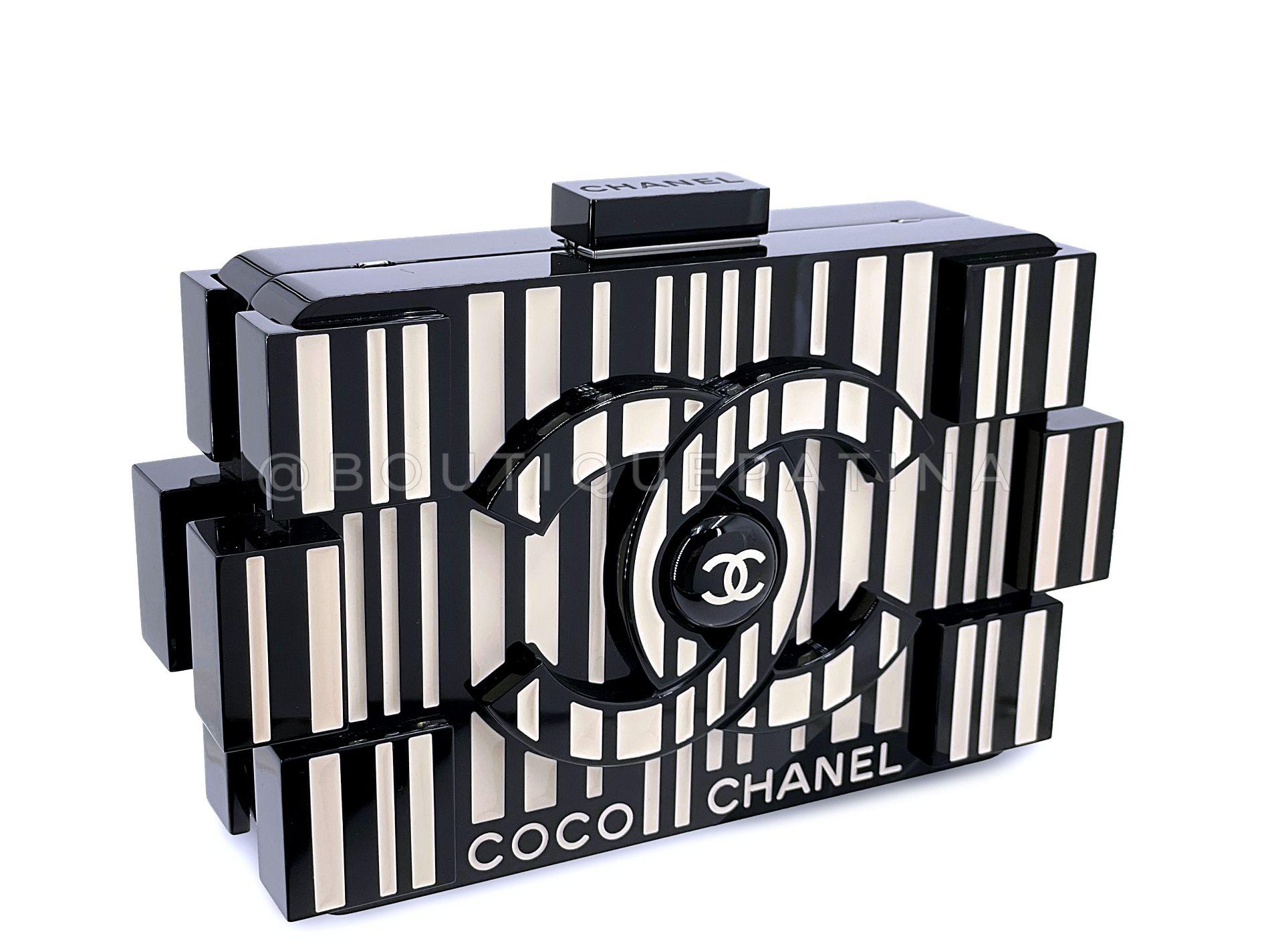 Black Chanel 2014 Boy Brick Barcode Lego Minaudière Clutch Bag Supermarket 67667 For Sale