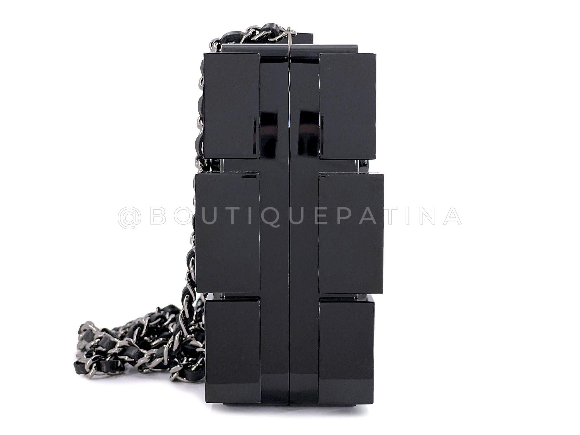 Chanel 2014 Boy Brick Barcode Lego Minaudière Clutch Bag Supermarket 67667 For Sale 3