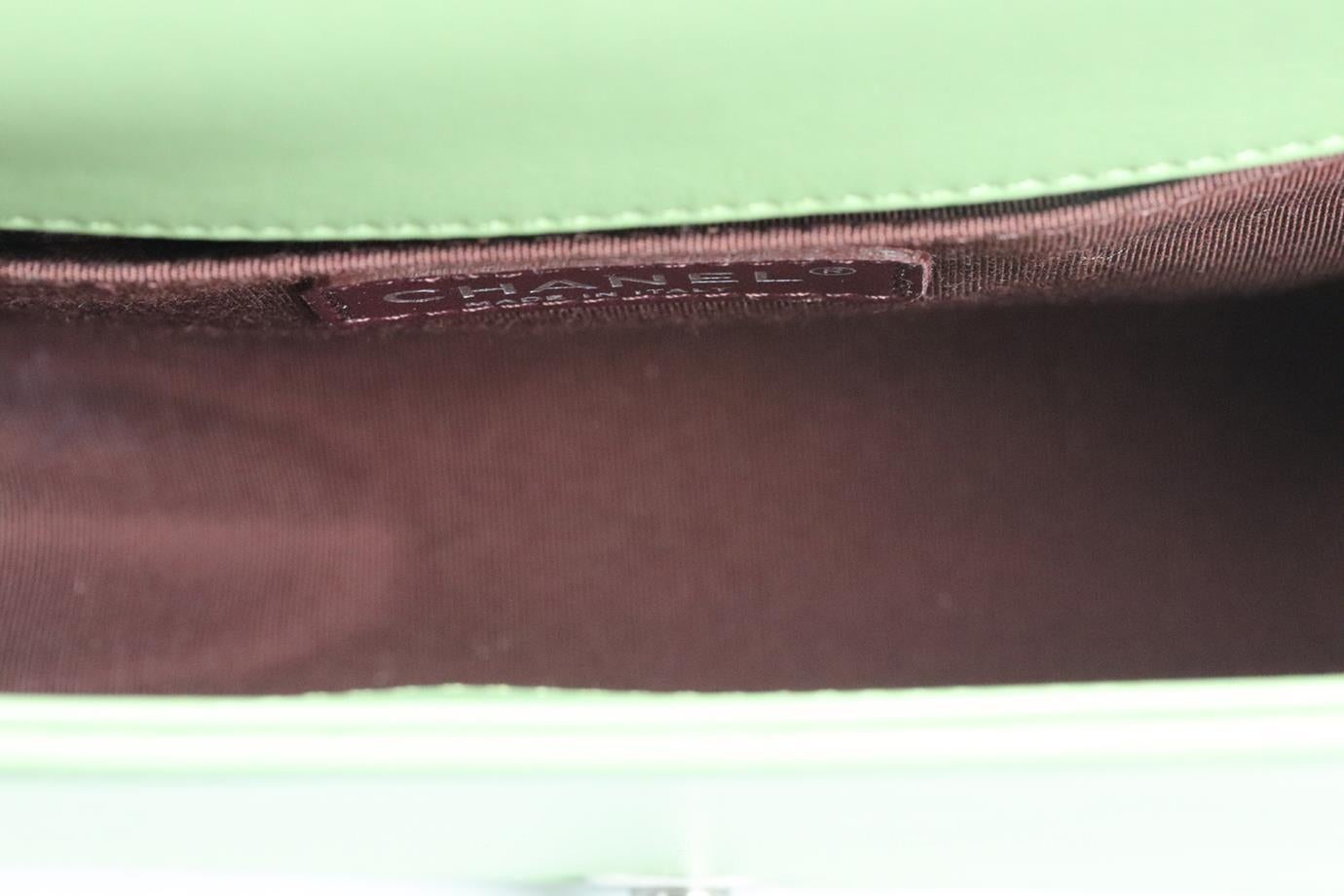 Chanel 2014 Boy Medium Chevron Leather Shoulder Bag 3