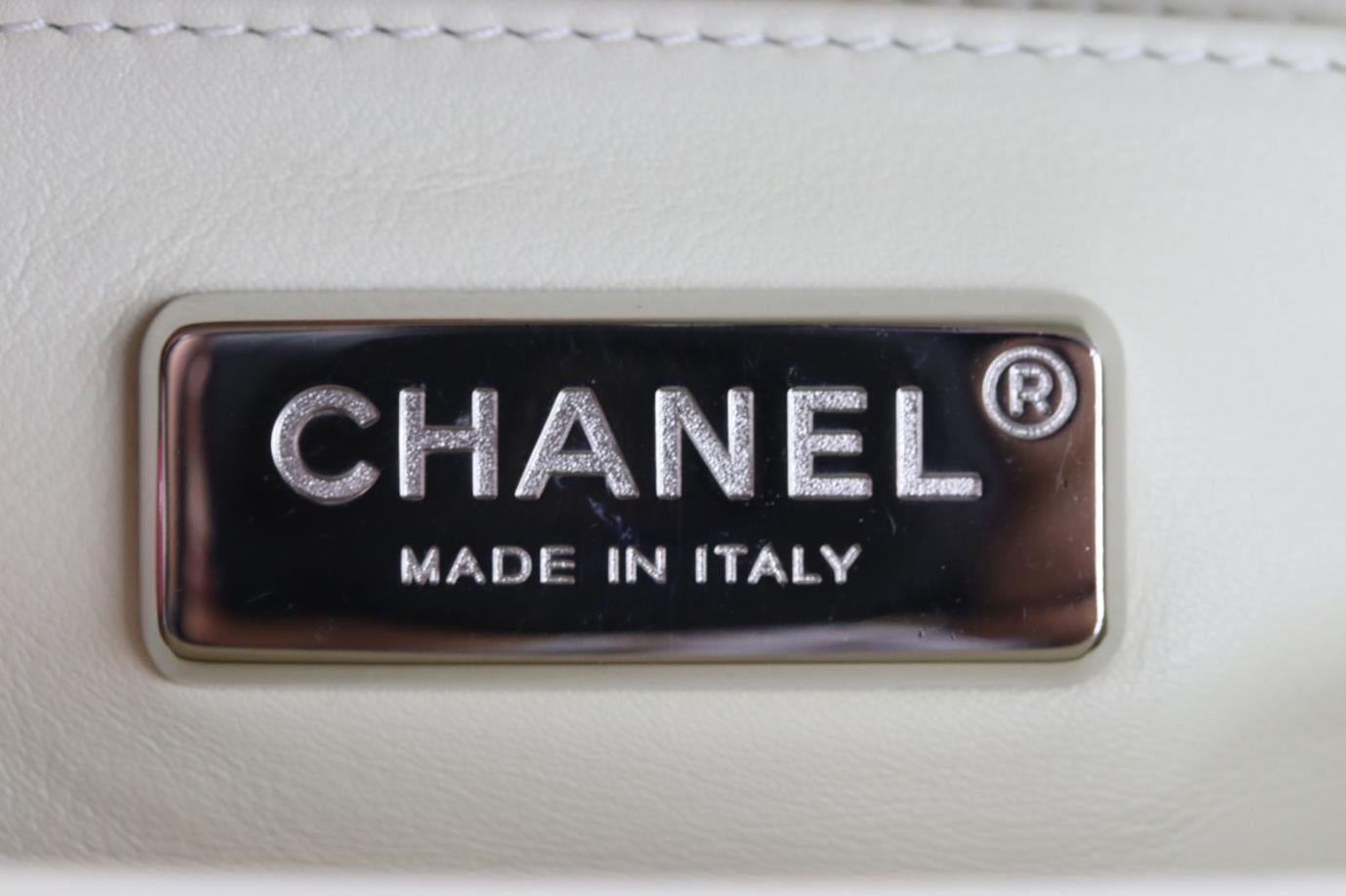 Chanel 2014 Boy Medium Umhängetasche aus Python und Leder im Angebot 4
