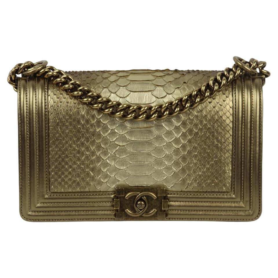 Boy Python Chanel Boy Python - 7 For Sale on 1stDibs | chanel python boy bag price ...