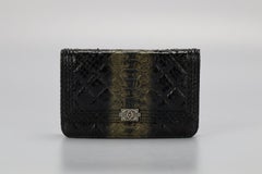 Chanel 2014 Boy Brieftasche an Kette Gesteppte Python Umhängetasche
