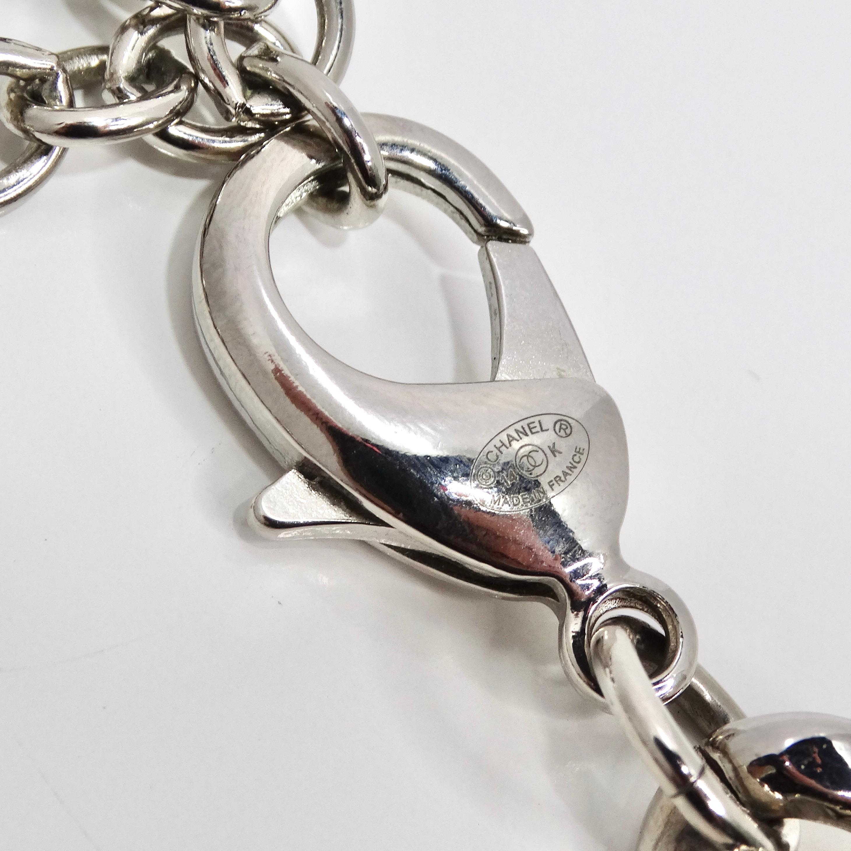 Chanel 2014 CC Plexiglass Padlock Necklace For Sale 6