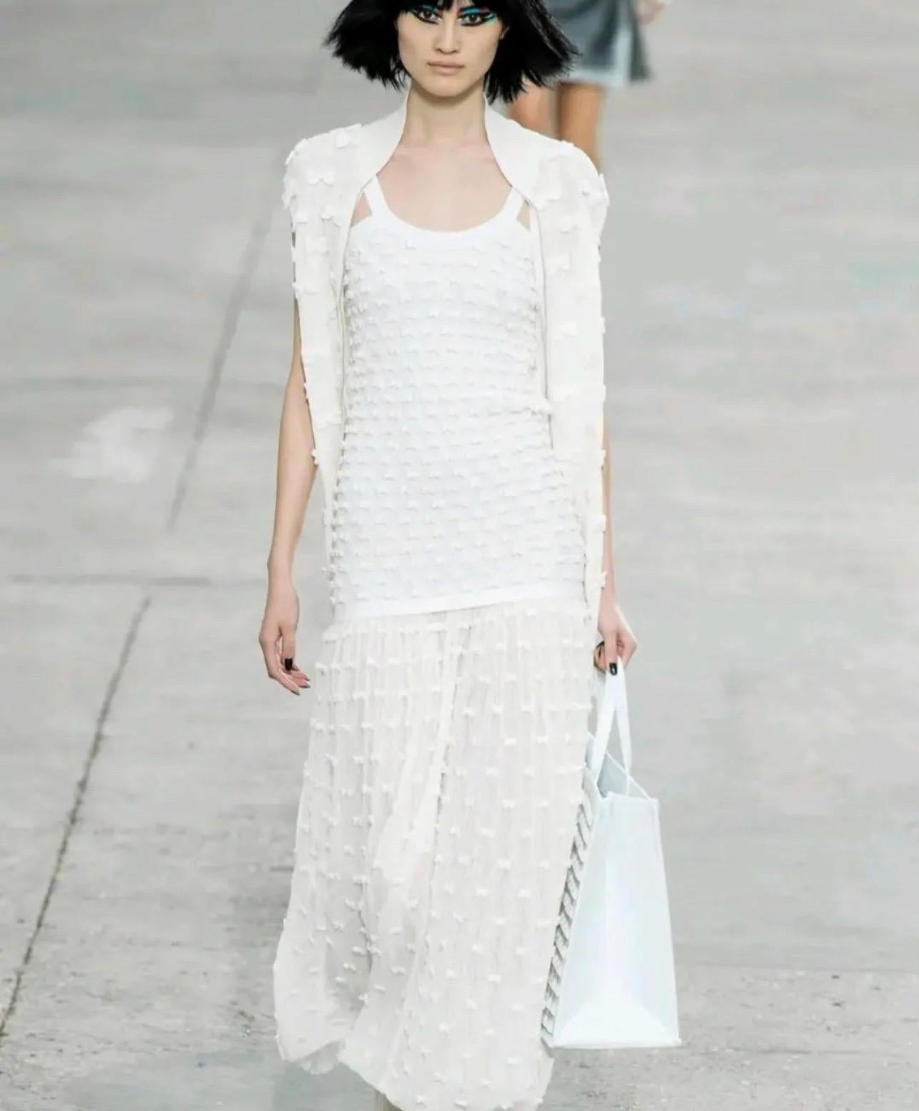 Chanel 2014 Cream Bows Sleeveless Summer Dress  4